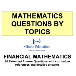 MQBT - Financial Mathematics - 20 Extended Answer Questions
